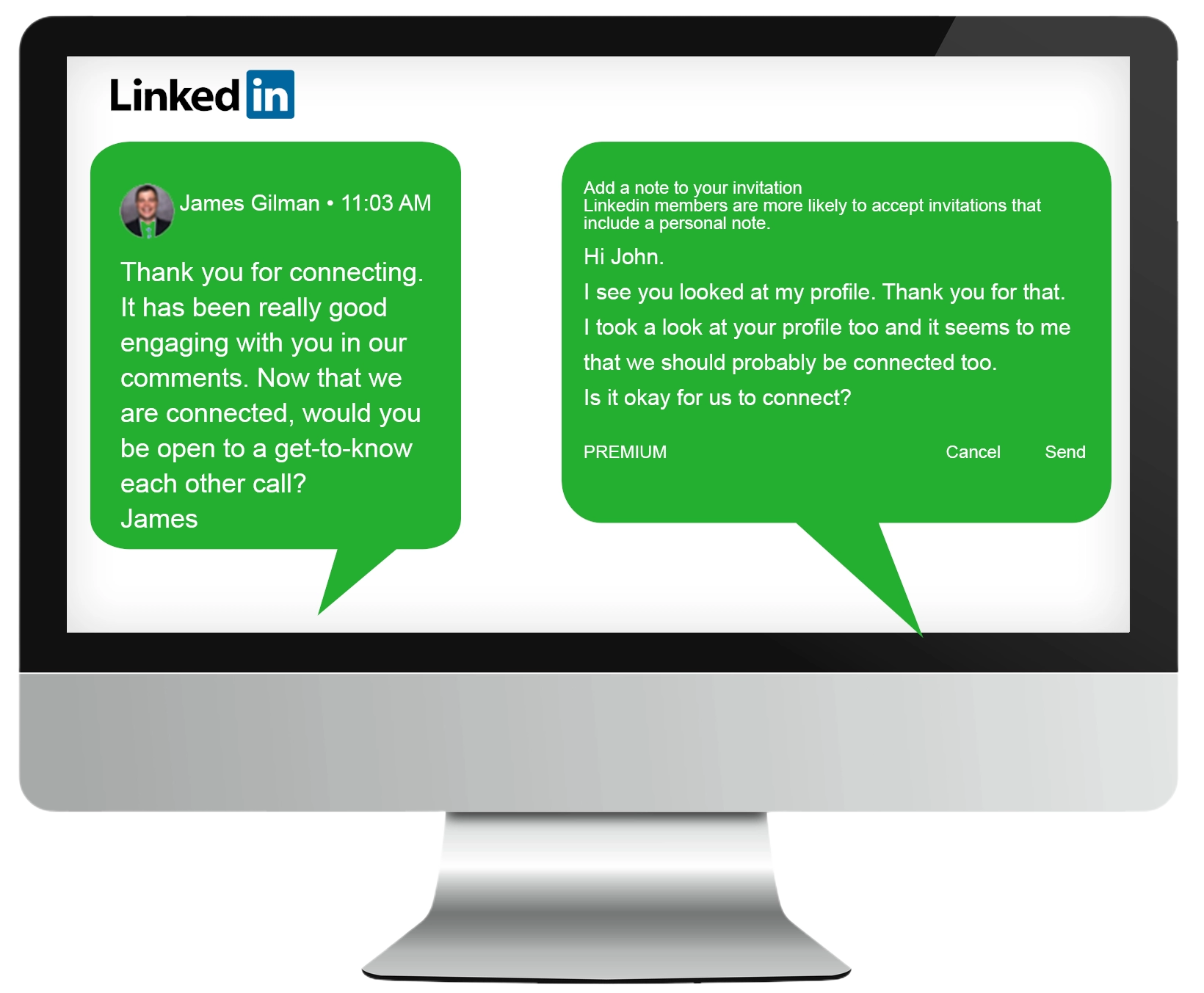 Executive Concierge LinkedIn engagement done for your copy