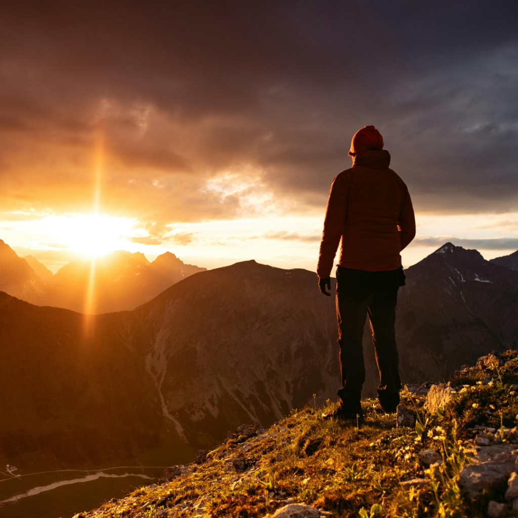 Someone Standing On Top Of The Mountain ()